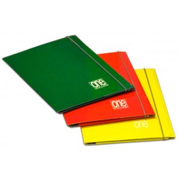 One color - Cartellina a 3 lembi con elastico