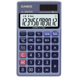 CALCOLATRICE TASCABILE SL-320TER - DISPLAY A 12 CIFRE - 1PZ