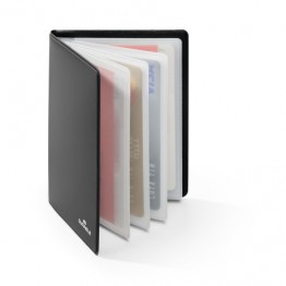 Libretto porta carte di credito RFID SECURE, 75x102mm nero