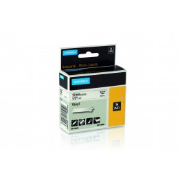 Dymo 18444 nastro RHINO Nero/Bianco 12mm x 5.5m