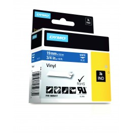 Dymo 1805417 nastro RHINO Bianco/Blu 19mm x 5.5m