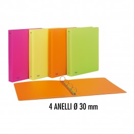 Raccoglitore Neon 33x27cm d. 3cm verde fluo