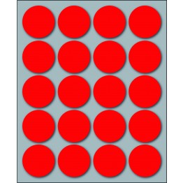 Etichette adesive in fogli - Multiuso rotonde