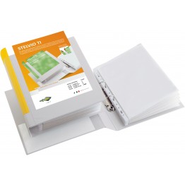 Raccoglitori personalizzabili Stelvio TI 22x30cm d. 5,5cm bianco