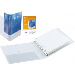 Raccoglitori personalizzabili Fly 22x30cm d. 3cm bianco