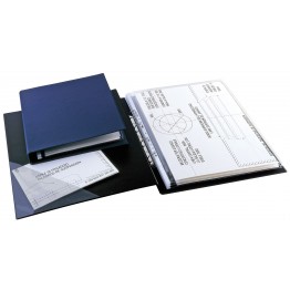 Raccoglitori Sanremo 2000 23x33cm d. 4cm blu
