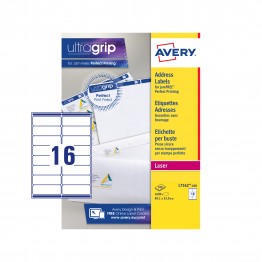 Ultragrip - Etichette adesive in fogli A4