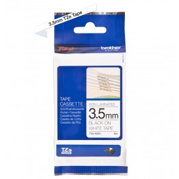 Brother TZe-N201 nastro Nero/Bianco 3,5mm x 8m
