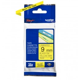 Brother TZe-621 nastro Nero/Giallo 9mm x 8m