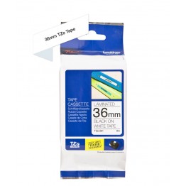 Brother TZe-261 nastro Nero/Bianco 36mm x 8m