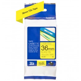 Brother TZe-661 nastro Nero/Giallo 36mm x 8m