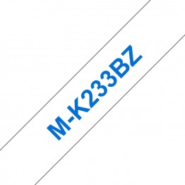 Brother MK-233BZ nastro Blu/Bianco 12mm x 8m