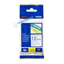Brother TZe-133 nastro Blu/Trasparente 12mm x 8m