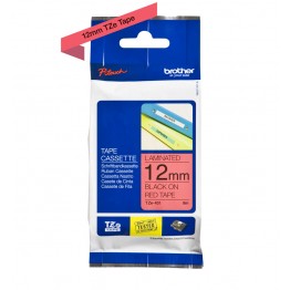 Brother TZe-431 nastro Nero/Rosso 12mm x 8m