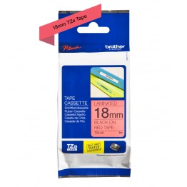 Brother TZe-441 nastro Nero/Rosso 18mm x 8m