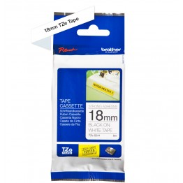 Brother TZe-S241 nastro adesivo Nero/Bianco 18mm x 8m