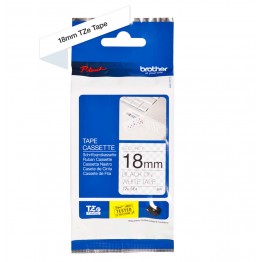 Brother TZe-SE4 nastro Nero/Bianco 18mm x 8m