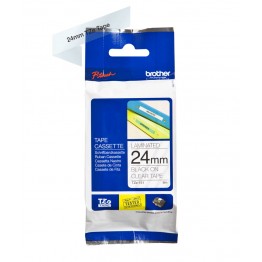Brother TZe-151 nastro Nero/Trasparente 24mm x 8m