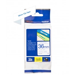 Brother TZe-263 nastro Blu/Bianco 36mm x 8m