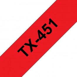 Brother TX-451 nastro Nero/Rosso 24mm x 15m