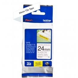 Brother TZe-S251 nastro adesivo Nero/Bianco 24mm x 8m