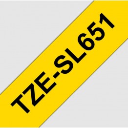 Brother TZe-SL651 nastro Nero/Giallo 24mm x 8m