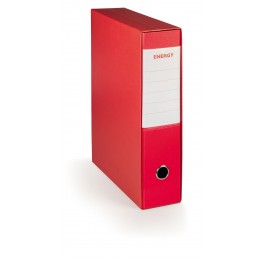 Registratore  protocollo Energy d. 8cm rosso