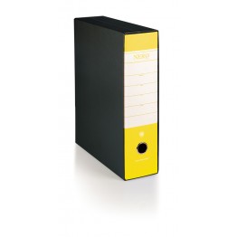 Registratore commerciale Nero& d. 8cm giallo