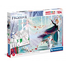 Happy Color Double Face, Frozen2 - puzzle 104pz