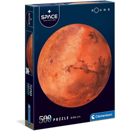 Space, Marte - puzzle 500pz round