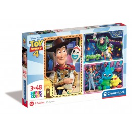Toy Story 4 - Puzzle 3x48pz
