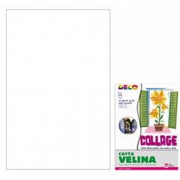 Carta velina 24 fogli, 50x76cm, busta