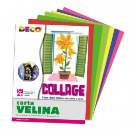 Carta velina 25 fogli, 50x76cm, busta