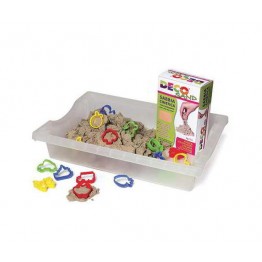 Set sabbia cinetica DECO SAND 1kg e 16 formine