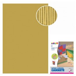 Cartoncino canneté 10 fogli, 50x70cm