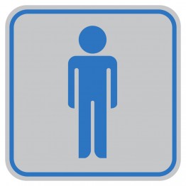 Targhetta TOILETTE uomo