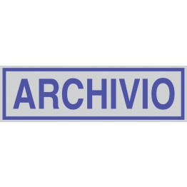 Targhetta ARCHIVIO