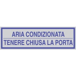 Targhetta ARIA CONDIZIONATA