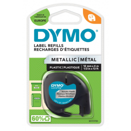 Dymo S0721730 nastro LT argento 12mm x 4m