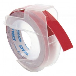 Dymo S0898150 nastro Bianco/Rosso 9mm x 3m