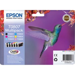 T0807 cartuccia multipack CMYKLCLM