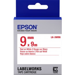 Epson LK3WRN nastro Rosso/Bianco 9mm x 9m