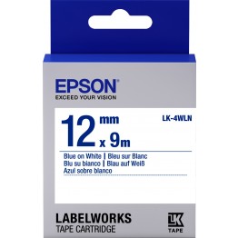 Epson LK4WLN nastro Blu/Bianco 12mm x 9m