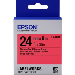 Epson LK6RBP nastro Nero/Rosso 24mm x 9m