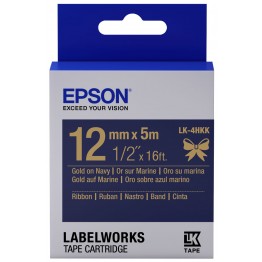 Epson LK4HKK nastro Blu/Oro 12mm x 5m