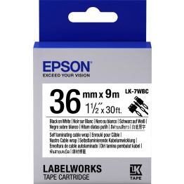 Epson LK7WBC nastro Nero/Bianco 36mm x 9m