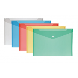 Buste in PP colori assortiti 33,5x23,5cm