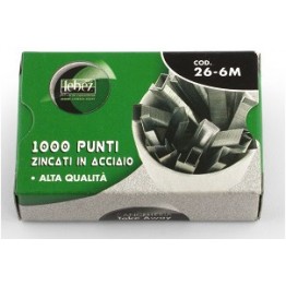 Punti per cucitrice  26/6