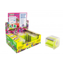Memograph dispenser 50mmx10m giallo fluo