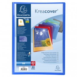 Portalistini personalizzabile Krea cover, 30 buste 24x32cm